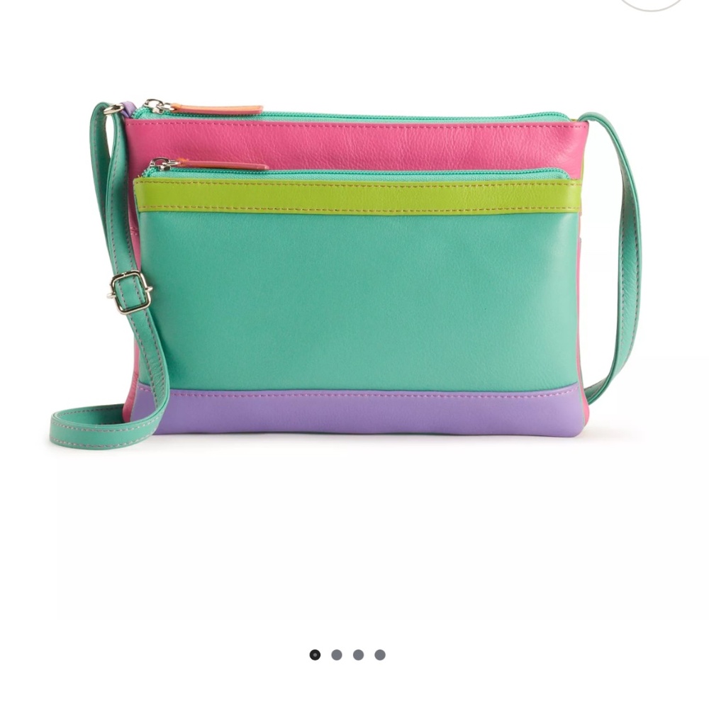 Ili New York leather crossbody bag